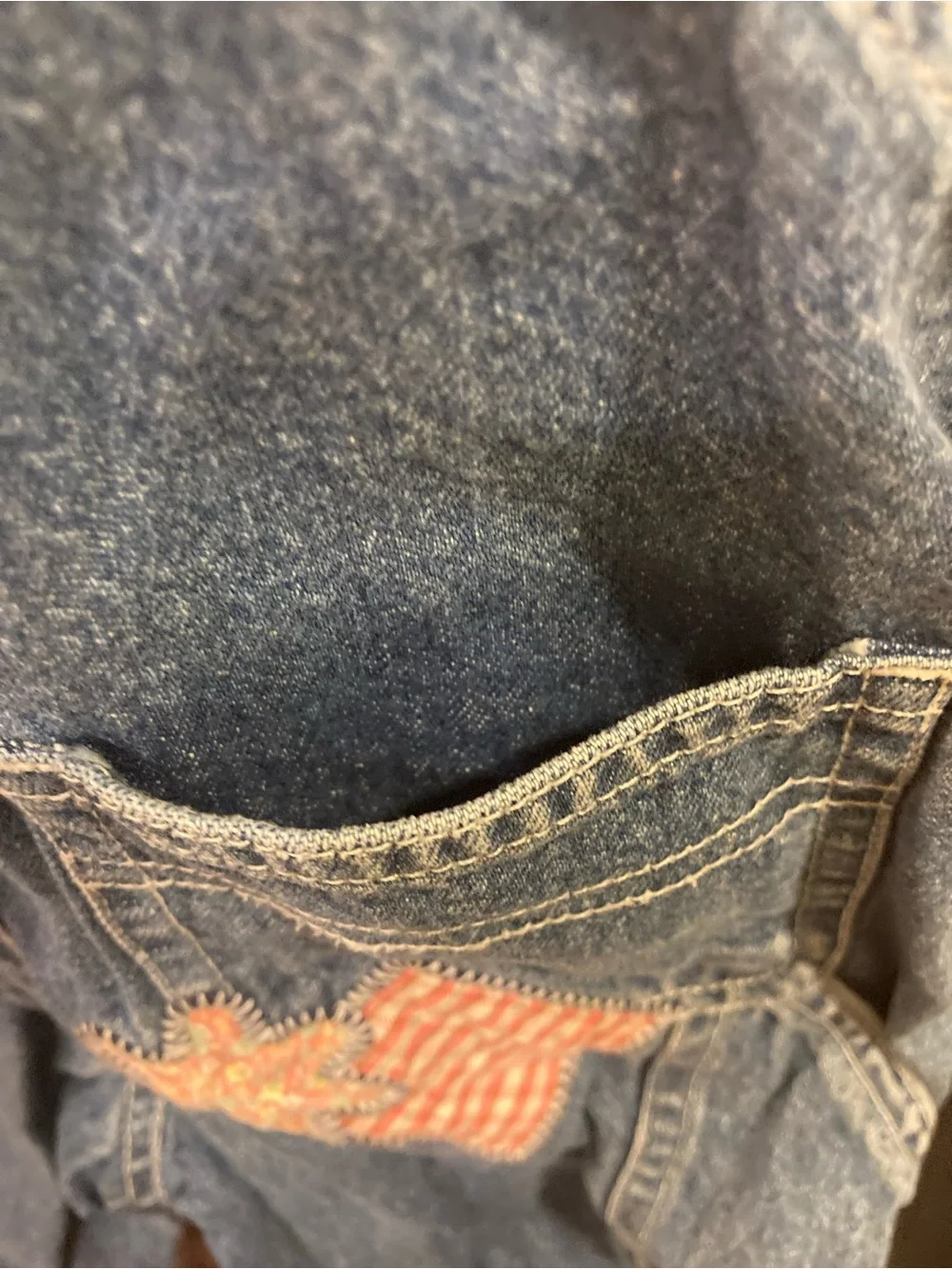 Baby Gap 18-24 months toddler Denim Overalls with Pink Plaid Accents